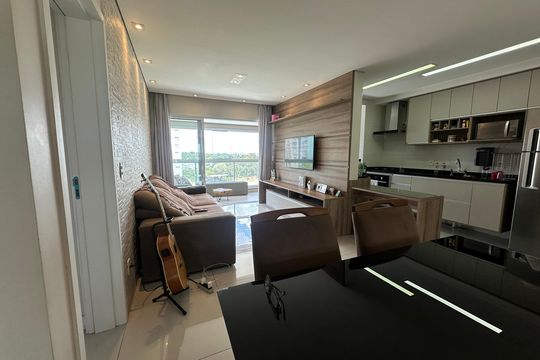 Sala de apartamento à venda com 2 quartos, 80m² em Vila Nilva, Barueri
