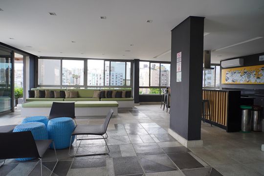 Área comum de apartamento para alugar com 1 quarto, 73m² em Centro Histórico, Porto Alegre