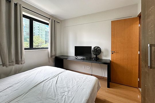 Quarto  de apartamento para alugar com 1 quarto, 40m² em Funcionários, Belo Horizonte