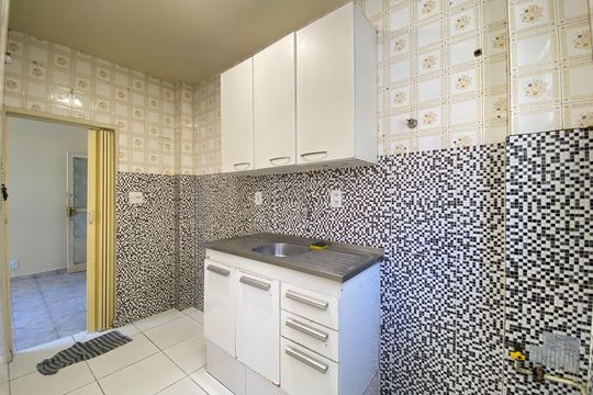 Cozinha e Área de Serviço de apartamento para alugar com 1 quarto, 40m² em Pilares, Rio de Janeiro
