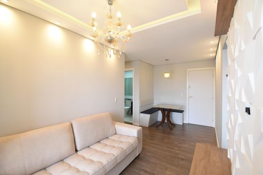 Sala de apartamento para alugar com 2 quartos, 55m² em Santo Antônio, São José dos Pinhais