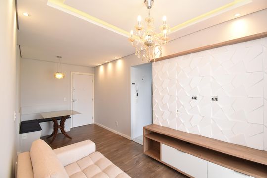 Sala de apartamento para alugar com 2 quartos, 55m² em Santo Antônio, São José dos Pinhais
