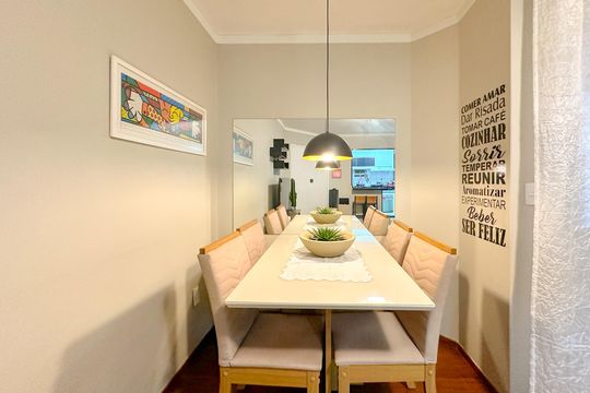 Sala de Jantar de apartamento para alugar com 2 quartos, 70m² em Barreiros, São José