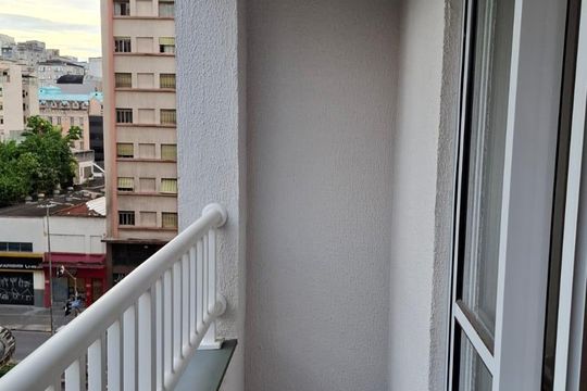 Varanda de apartamento à venda com 1 quarto, 21m² em Campos Elíseos, São Paulo