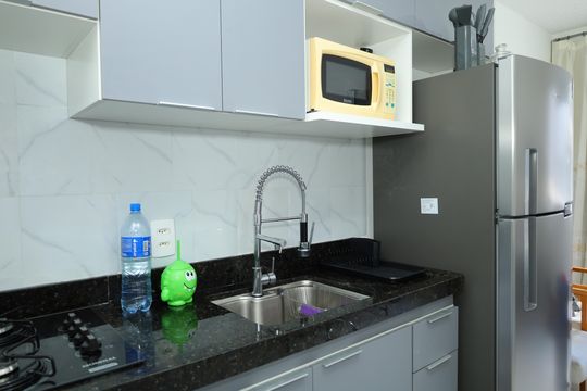 Cozinha de apartamento para alugar com 2 quartos, 32m² em Fazenda Aricanduva, São Paulo