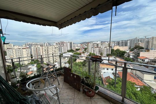 Varanda da Sala de apartamento à venda com 3 quartos, 115m² em Cachambi, Rio de Janeiro