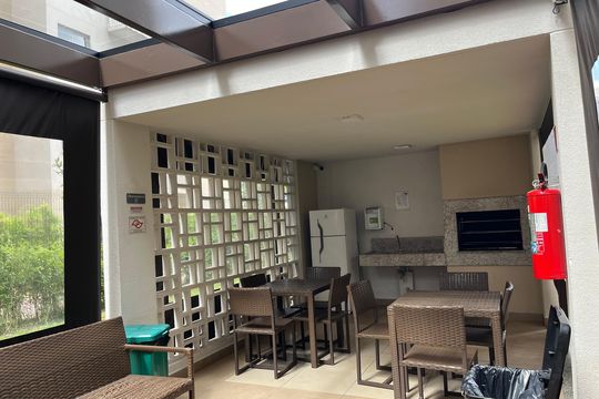 Área comum - Churrasqueira de apartamento à venda com 2 quartos, 37m² em Barra Funda, São Paulo