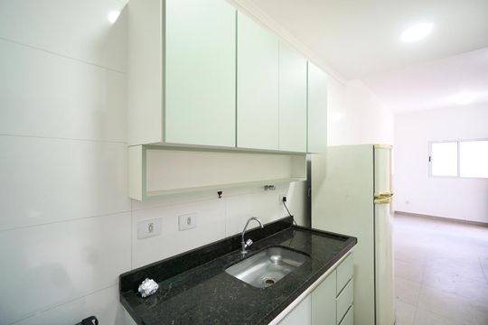 Cozinha de apartamento para alugar com 2 quartos, 39m² em Vila Carrão, São Paulo