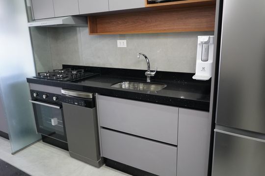 Cozinha de apartamento à venda com 2 quartos, 68m² em Quarta Parada, São Paulo