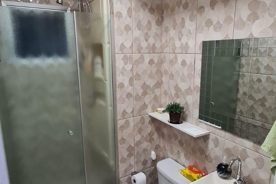 Banheiro de apartamento à venda com 3 quartos, 72m² em Vila Guilherme, São Paulo