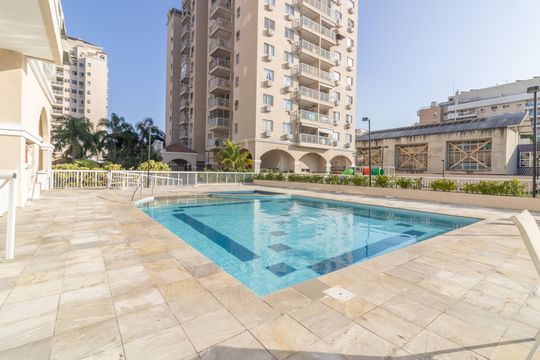 Área comum - Piscina de apartamento para alugar com 3 quartos, 75m² em Recreio dos Bandeirantes, Rio de Janeiro