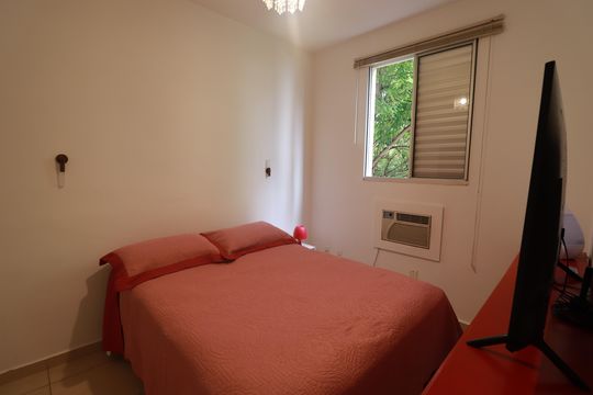 Quarto 2 de apartamento para alugar com 2 quartos, 47m² em City Ribeirão, Ribeirão Preto