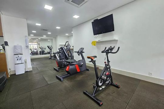 Área comum - Academia de apartamento para alugar com 3 quartos, 233m² em Campo Belo, São Paulo