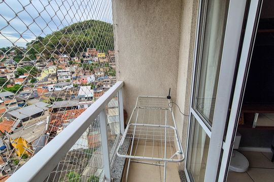 Varanda da Sala de apartamento à venda com 2 quartos, 53m² em Madureira, Rio de Janeiro