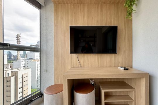 Sala  de kitnet/studio à venda com 0 quarto, 32m² em Jardim das Acacias, São Paulo