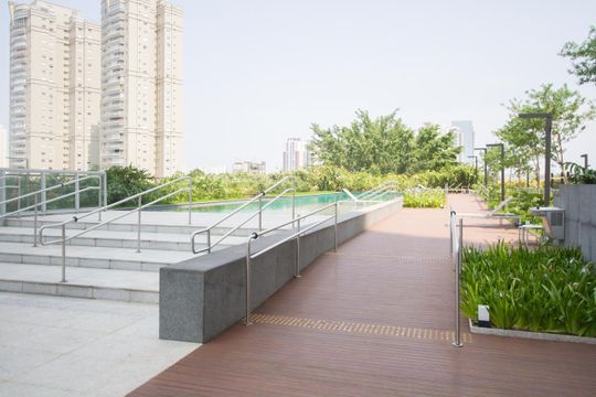 Área comum de apartamento à venda com 1 quarto, 49m² em Santo Amaro, São Paulo