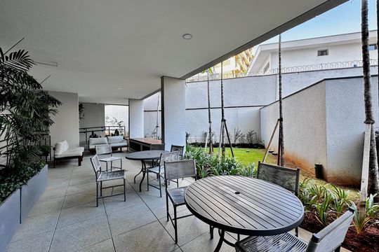 Área comum de kitnet/studio para alugar com 1 quarto, 27m² em Jardim das Acacias, São Paulo