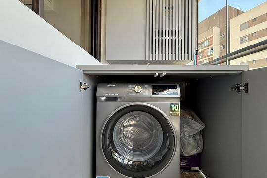 Área de Serviço de kitnet/studio para alugar com 1 quarto, 27m² em Jardim das Acacias, São Paulo