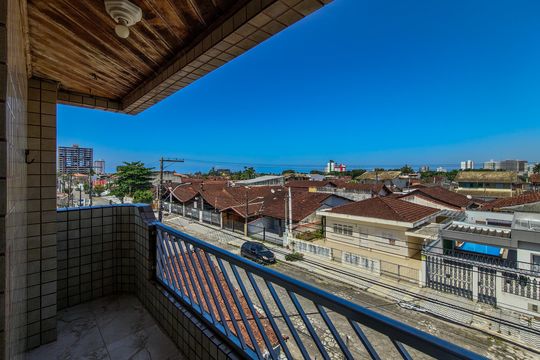 Sacada do Quarto 1 de apartamento para alugar com 2 quartos, 85m² em Vila Caiçara, Praia Grande