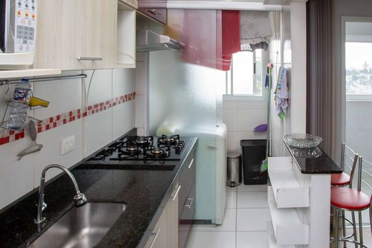 Cozinha de apartamento à venda com 2 quartos, 51m² em Centro, Diadema