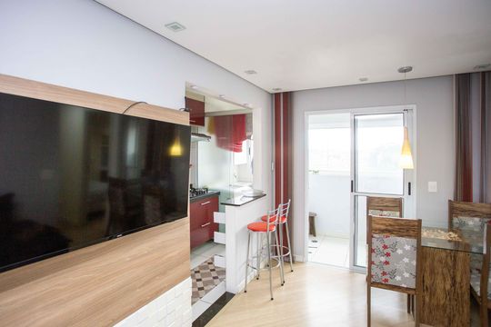 Sala de apartamento à venda com 2 quartos, 51m² em Centro, Diadema