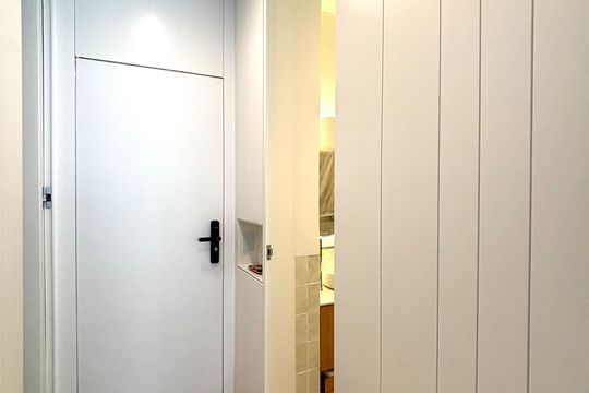 Sala - hall de entrada de apartamento à venda com 1 quarto, 52m² em Jardim Botânico, Rio de Janeiro