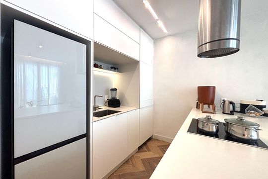 Cozinha de apartamento à venda com 1 quarto, 52m² em Jardim Botânico, Rio de Janeiro