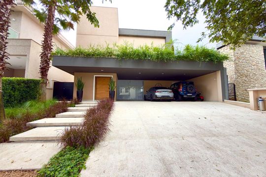 Fachada de casa de condomínio à venda com 4 quartos, 385m² em Colinas da Anhanguera, Santana de Parnaíba