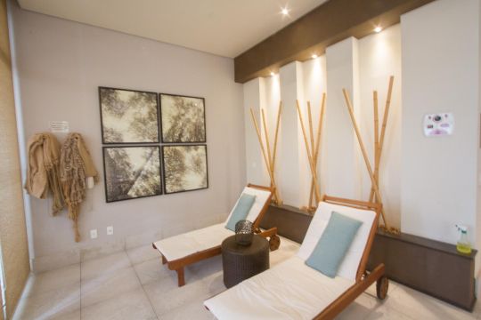 Área comum de apartamento à venda com 1 quarto, 45m² em Brooklin, São Paulo