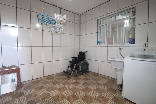 Área de Serviço de casa à venda com 3 quartos, 125m² em Jardim Jamaica, Santo André