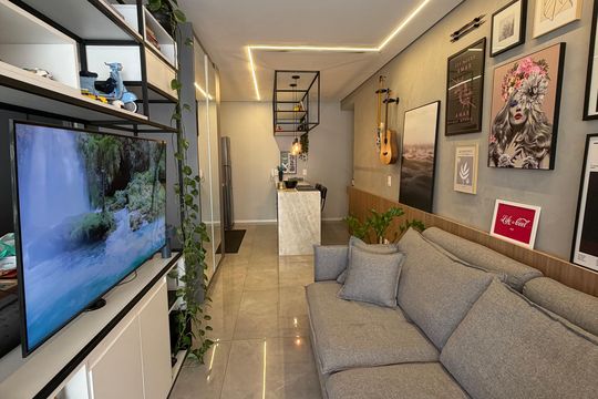 Apartamento à venda com 1 quarto, 47m² em Campo Belo, São Paulo