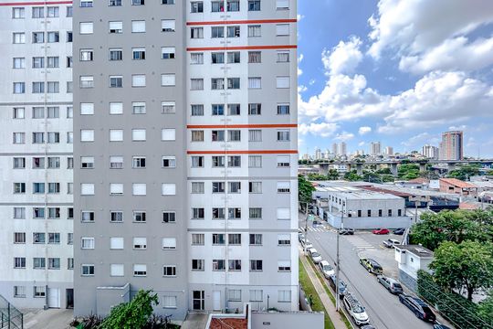Vista da Sala de apartamento para alugar com 2 quartos, 38m² em Penha de França, São Paulo