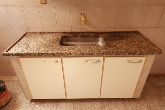 Cozinha de apartamento para alugar com 1 quarto, 80m² em Residencial E Comercial Palmares, Ribeirão Preto