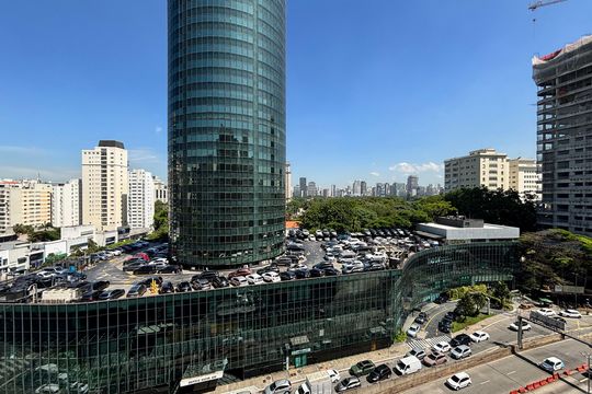 Vista de apartamento à venda com 1 quarto, 43m² em Jardim Paulistano, São Paulo