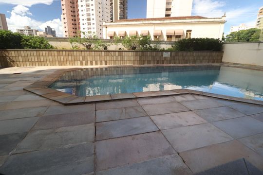 Área comum - Piscina de apartamento para alugar com 5 quartos, 264m² em Fundinho, Uberlândia