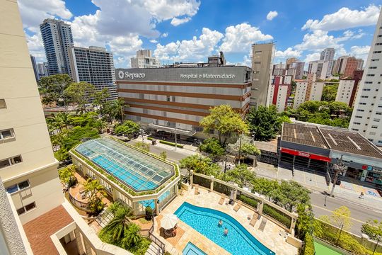 Vista da Suíte 2 de apartamento para alugar com 3 quartos, 175m² em Jardim Vila Mariana, São Paulo