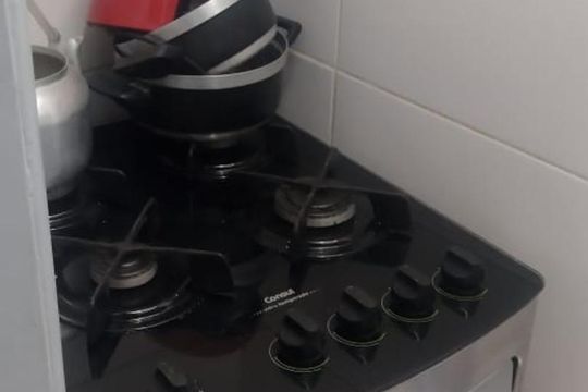 Cozinha de apartamento à venda com 1 quarto, 26m² em Centro, Rio de Janeiro