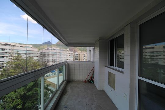 Sala - Varanda de apartamento à venda com 3 quartos, 168m² em Freguesia (jacarepaguá), Rio de Janeiro