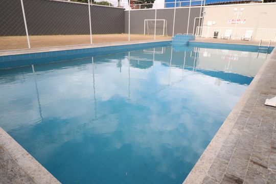 Área comum - Piscina de apartamento para alugar com 2 quartos, 79m² em Chácaras Tubalina E Quartel, Uberlândia