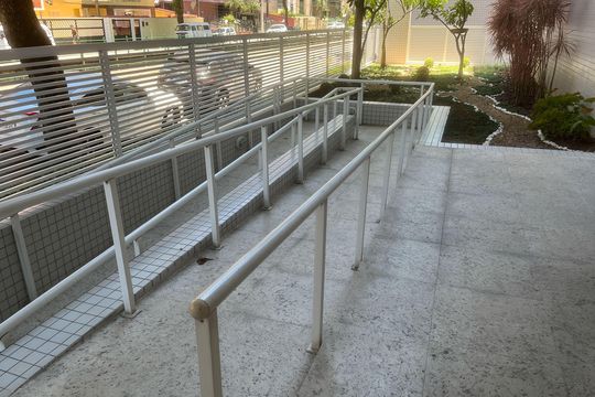 Área comum de apartamento para alugar com 3 quartos, 160m² em Embaré, Santos
