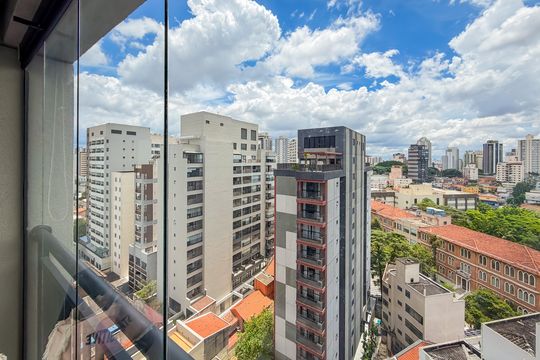 Varanda do Studio de kitnet/studio à venda com 1 quarto, 21m² em Vila Mariana, São Paulo