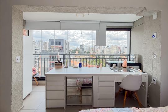 Varanda do Studio de kitnet/studio à venda com 1 quarto, 21m² em Vila Mariana, São Paulo