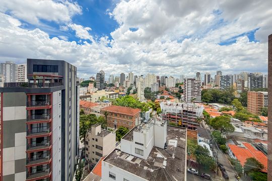 Vista da Varanda do Studio de kitnet/studio à venda com 1 quarto, 21m² em Vila Mariana, São Paulo