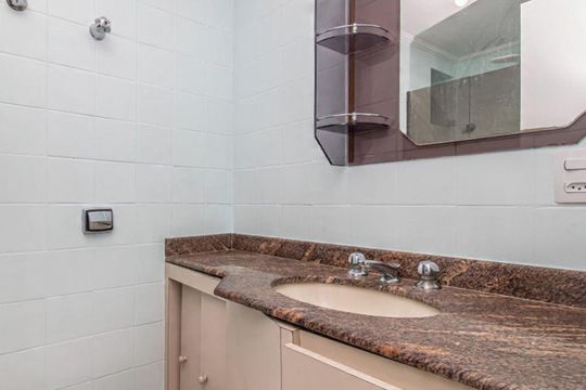 Banheiro de apartamento à venda com 3 quartos, 82m² em Jardim Taquaral, São Paulo
