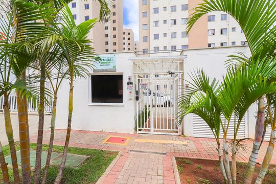 Fachada de apartamento para alugar com 2 quartos, 44m² em Gleba do Pêssego, São Paulo