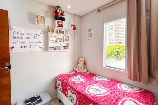 Quarto de apartamento à venda com 2 quartos, 62m² em Baeta Neves, São Bernardo do Campo