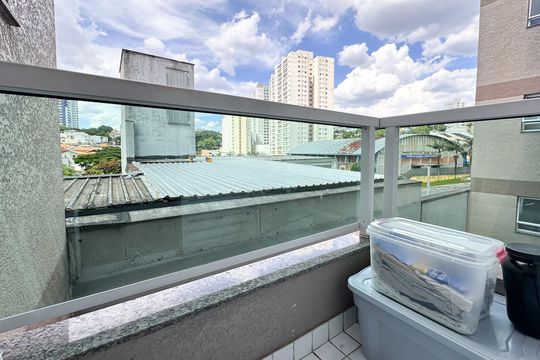 Varanda da Suíte  de apartamento à venda com 2 quartos, 62m² em Baeta Neves, São Bernardo do Campo