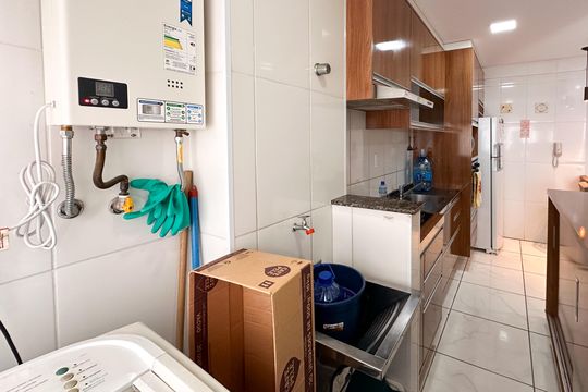Área de Serviço de apartamento à venda com 2 quartos, 62m² em Baeta Neves, São Bernardo do Campo