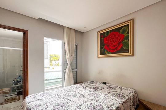 Suíte  de apartamento à venda com 2 quartos, 62m² em Baeta Neves, São Bernardo do Campo