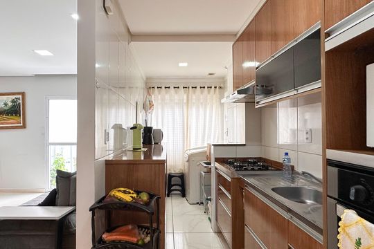 Cozinha de apartamento à venda com 2 quartos, 62m² em Baeta Neves, São Bernardo do Campo